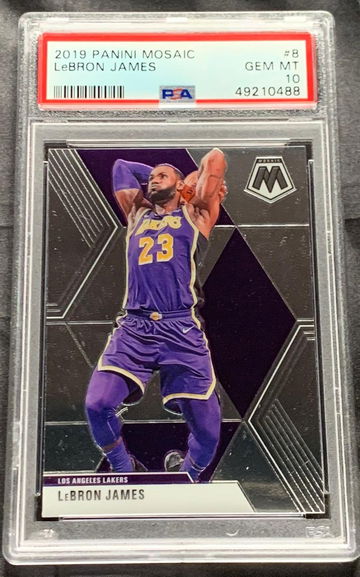 2019 Mosaic Lebron James #8 PSA 10