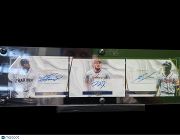 2022 Topps Luminaries Ken Griffey Jr. Mike trout Ronald Acuna Jr /1