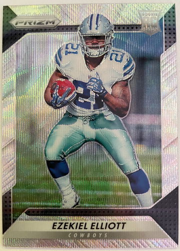 2016 Panini Prizm 238 - Ezekiel Elliott Blue Wave /149 Rookie Card RC