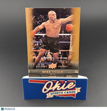 2012 Upper Deck All-Time Greats Mike Tyson #92 /65