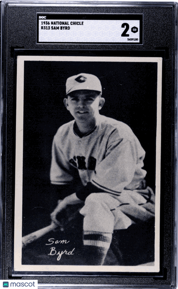 1936 National Chicle (R313) Sam Byrd SGC 2