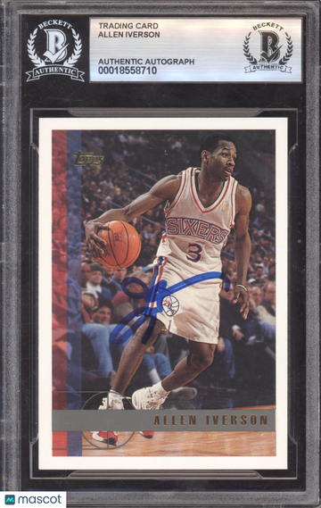 1997 Topps Allen Iverson #171 BGS Authentic