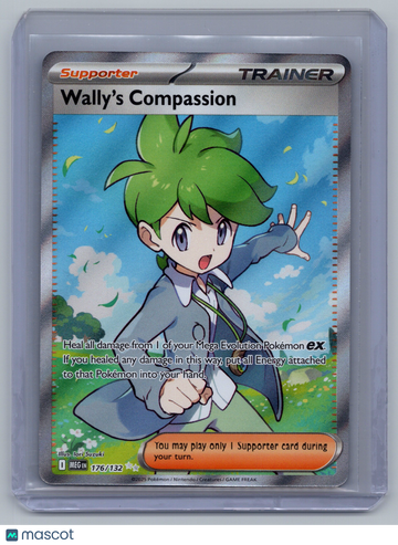 2025 Mega Evolution Wally's Compassion Holo Secret Rare FA #176/132