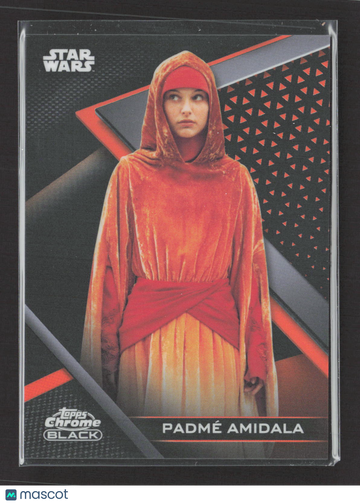 2022 Topps Chrome Black Star Wars Natalie Portman 08/25 #41