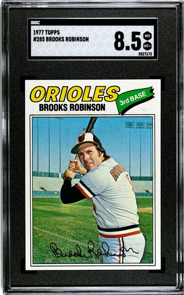 1977 Topps #285 Brooks Robinson SGC 8.5 Orioles HOF