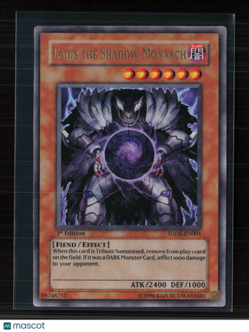 2009 Konami Yu-Gi-Oh! Structure Deck: The Dark Emperor Caius the Shadow Monarch 1st Edition