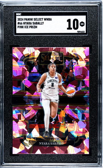 2024 Panini Select Wnba #66 Nyara Sabally Pink Ice Prizm SGC 10