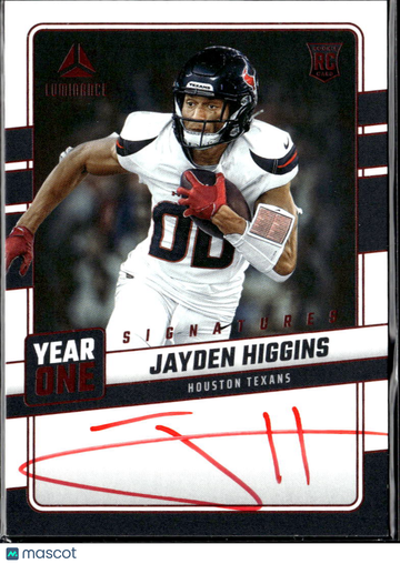 2025 Panini Luminance Year One Signatures Jayden Higgins #YOS-JHS