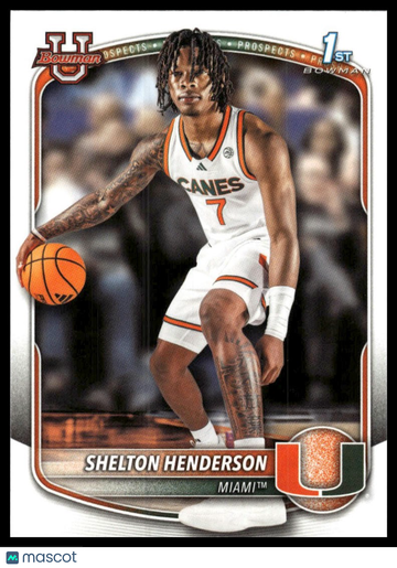 2025-26 Bowman Shelton Henderson #BPP-10 Prospects