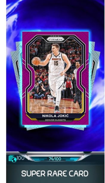 Panini Dunk 2020 Prizm Purple Nikola Jokie /100