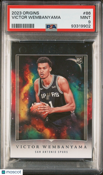2023 Origins Victor Wembanyama #86 Rookie Base Set PSA 9