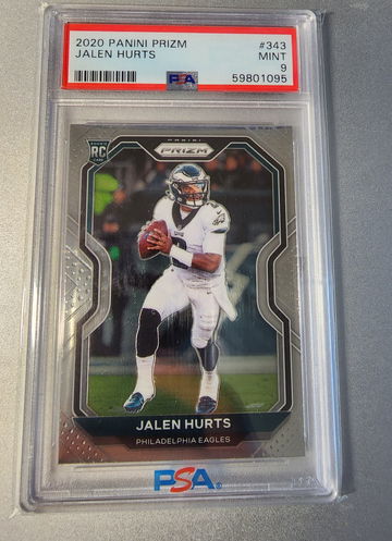 2020 Panini Prizm Rookie RC Jalen Hurts PSA 9