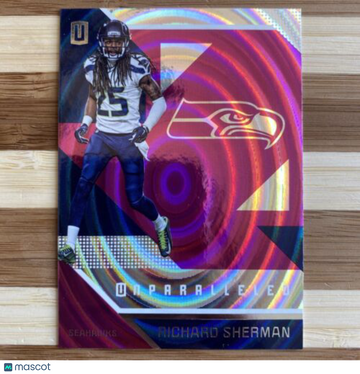 🔥2016 Panini Unparalleled Purple Seahawks Football Card #132 Richard Sherman