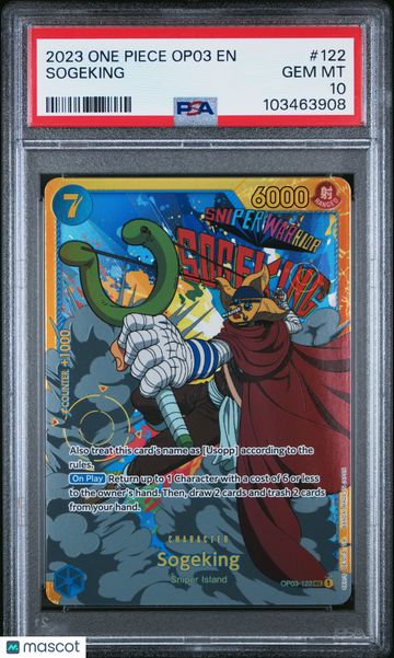 2023 One Piece Op03-Pillars Of Strength Sogeking PSA 10 #122