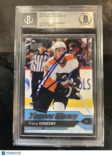 2016-17 Upper Deck Travis Konecny Rookie BAS