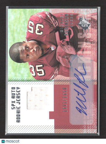2006 Upper Deck SPx Michael Robinson #211 Event-Worn Jersey 1501/1650 SPX AUTO ROOKIE JERSEY Auto