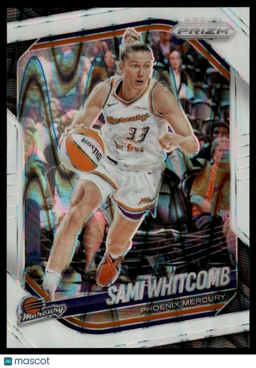 2025 Panini Prizm WNBA Sami Whitcomb #108 White Seismic Prizms