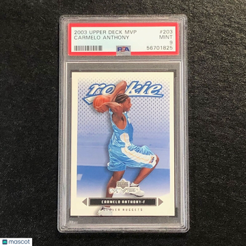 2003 Upper Deck MVP Carmelo Anthony #203 PSA 9