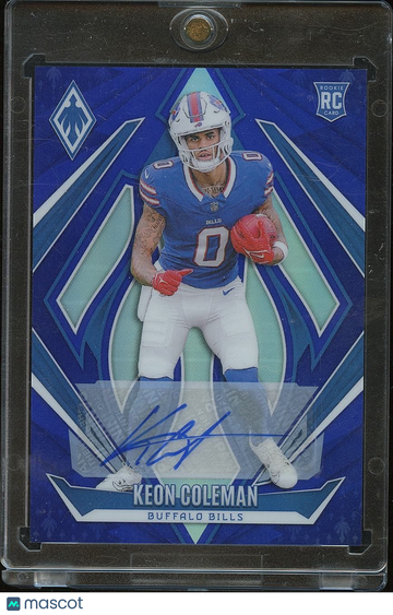 2024 Panini Phoenix Keon Coleman Blue Rookie Panini Authentic