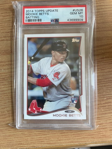 Mookie Betts 2014 Topps Update Rookie 