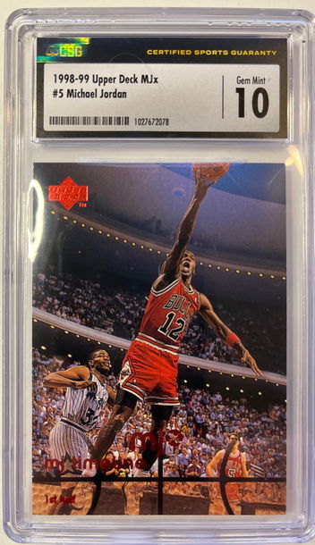 Michael Jordan 1998 MJx #5 CSG 10