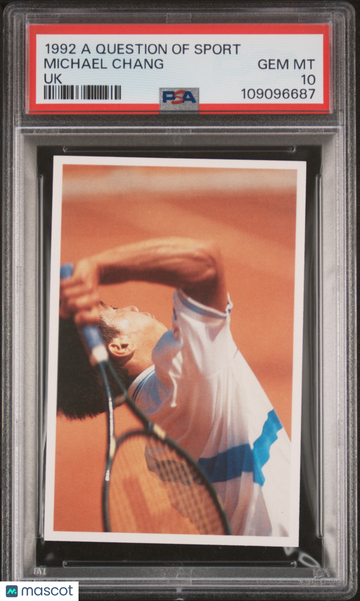 1992 A Question Of Sport Uk Michael Chang PSA 10