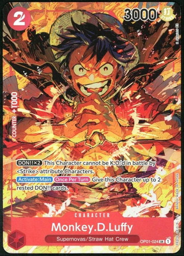 2022 One Piece Romance Dawn SR #OP01-024 Monkey D. Luffy