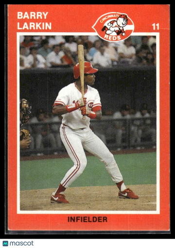 1989 Kahn's Cincinnati Reds Barry Larkin #NNO
