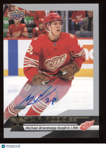 2025 Upper Deck Star Rookies Autograph Michael Brandsegg-Nygård #22