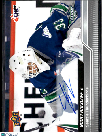 Scott Ratzlaff 2024 Upper Deck CHL Auto Seattle Thunderbirds