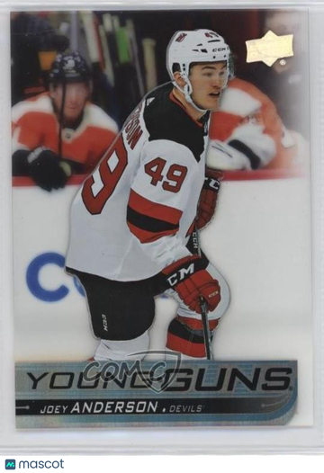 2018-19 SP Authentic - Upper Deck Acetate Young Guns Joey Anderson #473 [None]