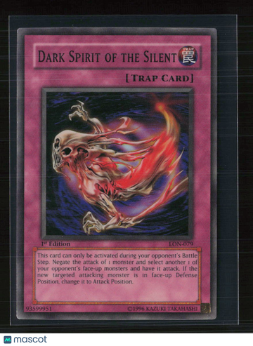 2003 Konami Yu-Gi-Oh! Labyrinth of Nightmare Dark Spirit of the Silent 1st Edition