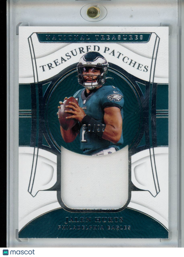 2021 Panini National Treasures Jalen Hurts #TP-JH Patch /99