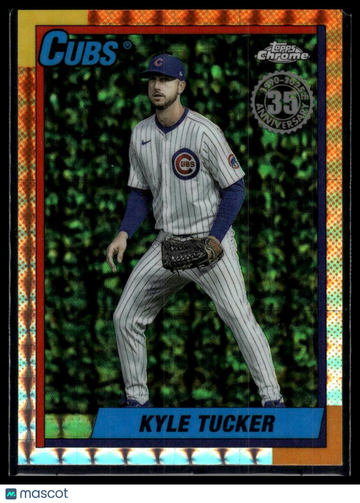 2025 Topps Chrome Update Kyle Tucker #90CU-13 1990 Topps Chrome Geometric Refractor