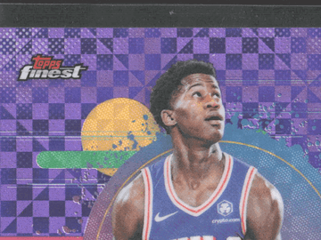 2026 Topps Finest VJ Edgecombe #103 Purple Checkerboard /99 RC