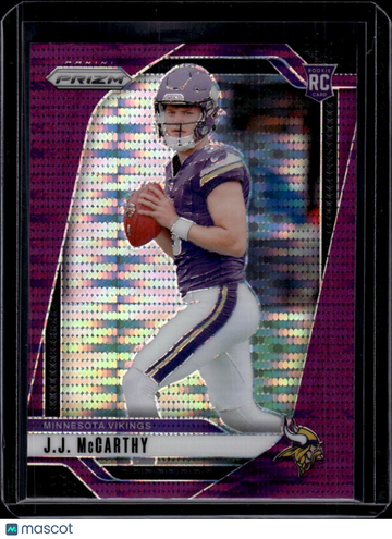 2024 Panini Prizm J.J. McCarthy #400 Purple RC