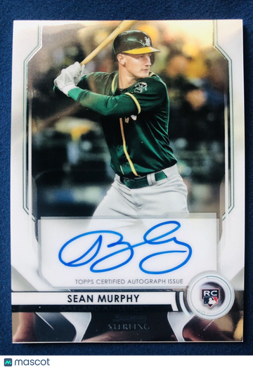 SEAN MURPHY 2020 Bowman Sterling Rookie Auto RC Autograph #BSRA-SM Oakland A's