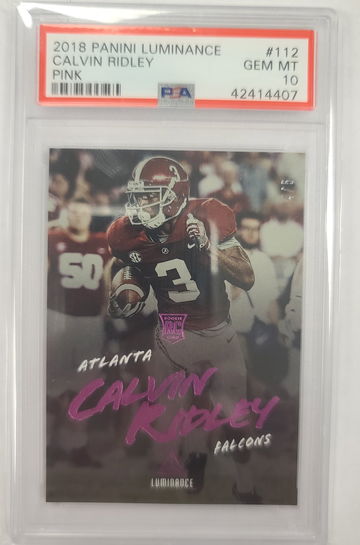 Calvin Ridley Luminance Pink /5 PSA 10