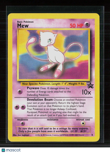 Pokemon 2000 Wizards Mew #8