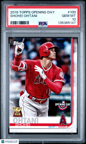 2019 Topps Opening Day Shohei Ohtani #100 PSA 10