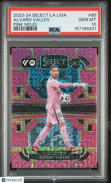 Alvaro Valles 2023-24 Panini Select La Liga #90 Pink Mojo