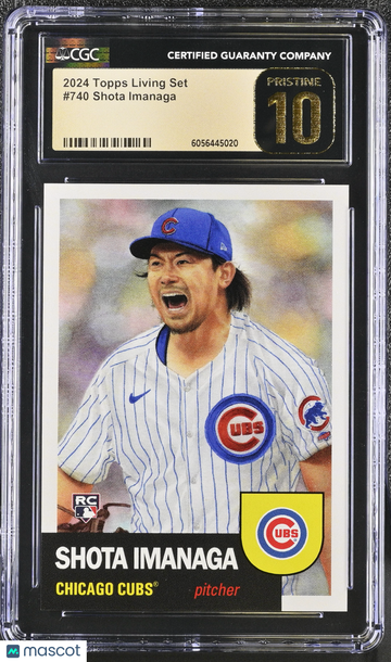 2024 Topps Living Set Shota Imanaga #740 CGC 10