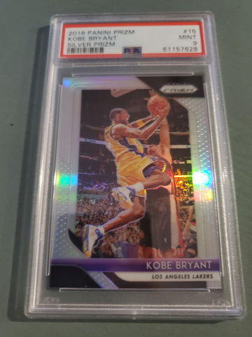 KOBE BRYANT 2018-19 PRIZM SILVER PSA 9