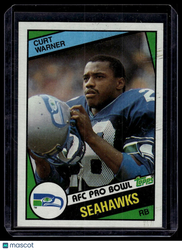 1984 Topps Curt Warner #198 RC
