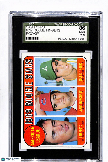 1969 Topps Rollie Fingers #597 SGC 7.5