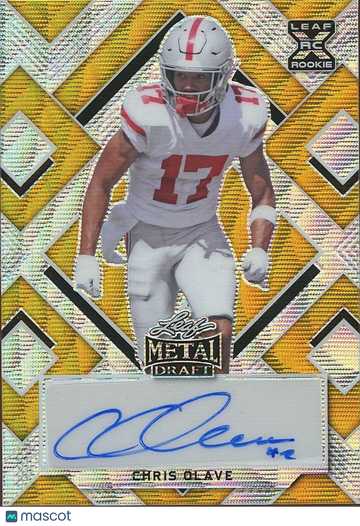 2022 Chris Olave Rookie Leaf
