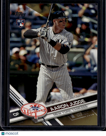 2017 Topps Update Series Aaron Judge #US99 RC 0704/2017