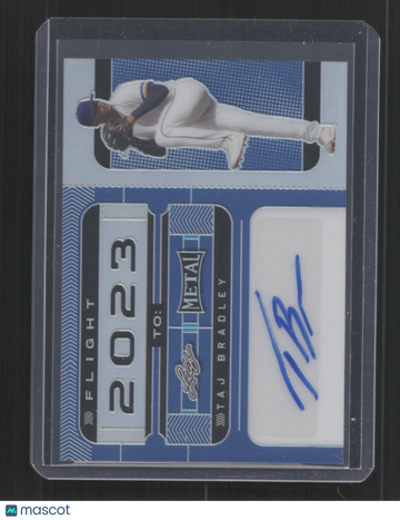 2022 LEAF METAL BASEBALL TAJ BRADLEY #FT-TB1 /1 PROOF AUTOFLIGHT TO 2023 SN,AU,/1,PROOF