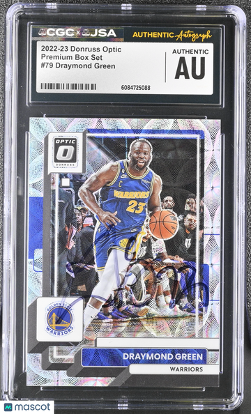 2022-23 Donruss Optic Draymond Green #79 /249 Premium Box Set CGC Authentic JSA Auto Authentic
