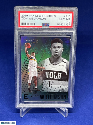 2019 Panini Chronicles Zion Williamson #210 PSA 10